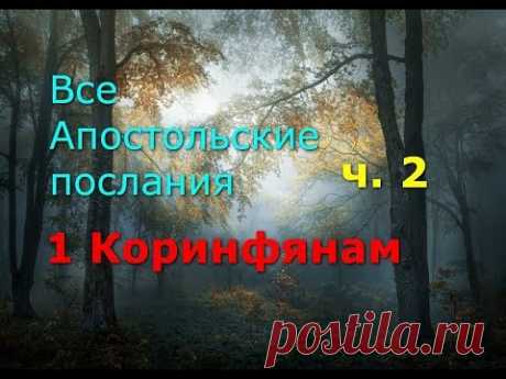 Все Апостольские послания. 1 Коринфянам. Часть 2