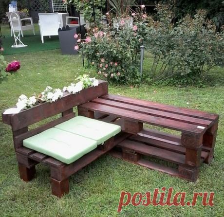 Интересная мебель из паллет