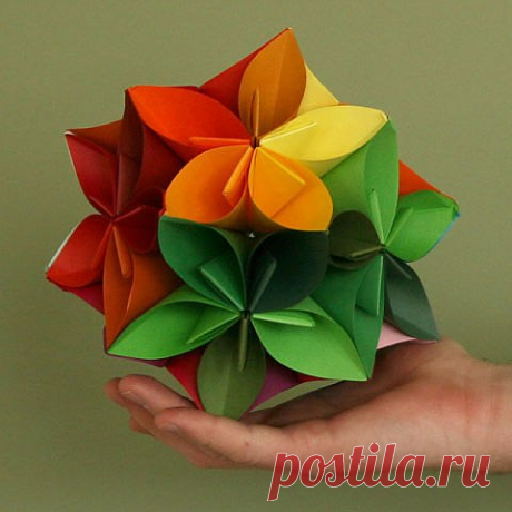 Шар &quot;Кусудама&quot; — Сделай сам, идеи для творчества - DIY Ideas