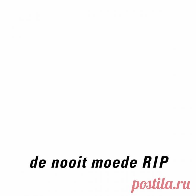De Nooit Moede - RIP (EP) (2025) 320kbps / FLAC