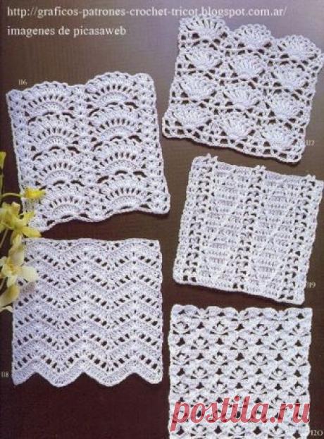 Запись на стене Узорчики крючком🍃🌸🍃