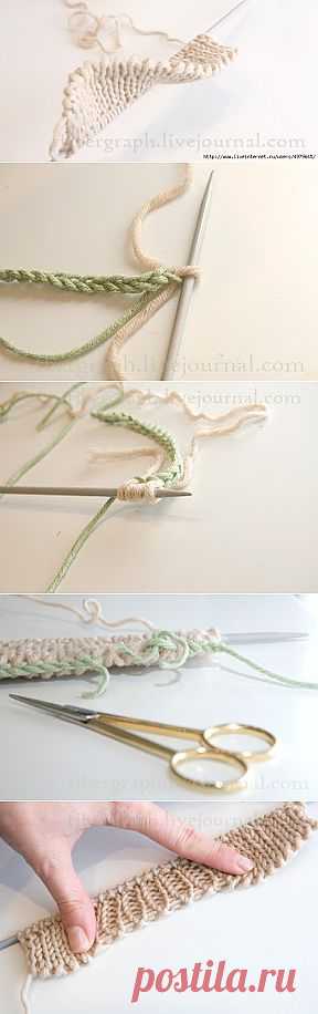 ИТАЛЬЯНСКИЙ НАБОР ПЕТЕЛЬ С ИСПОЛЬЗОВАНЕМ КРЮЧКА.