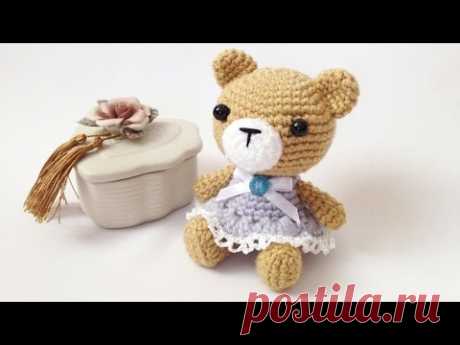 Мастер-класс Мишутка амигуруми (авторская работа)/Master class Amigurumi bear (my own creation) - YouTube