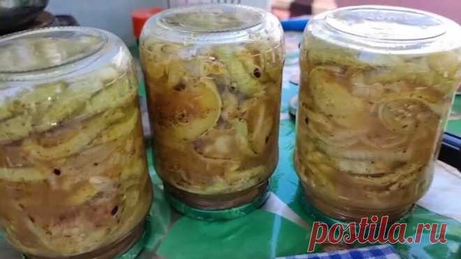 Кабачки как шашлычки) Закуска из кабачков на зиму рецепт в описании и в ком