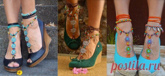 Цыганские напевы "barefoot sandals" (подборка) / Обувь /