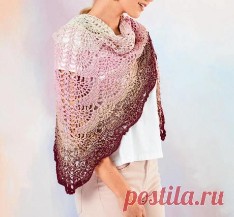 Красивые шали. Вязание крючком | Марусино рукоделие | Пульс Mail.ru 19 моделей