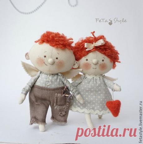Милые текстильные ангелочки :) Идеи для вдохновения
Автор игрушек: Fetastyle (Татьяна)