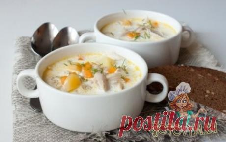Суп сырный очень вкусный и нежный