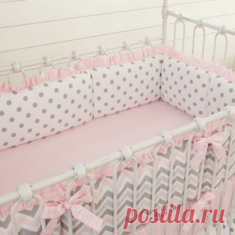 Бортики в кроватку малыша своими руками: идеи, выкройки, советы
