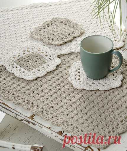 Опции Placemat & Coaster | Красное сердце