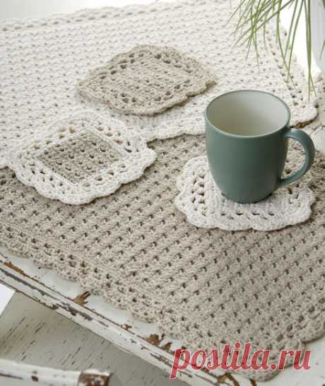 Опции Placemat & Coaster | Красное сердце