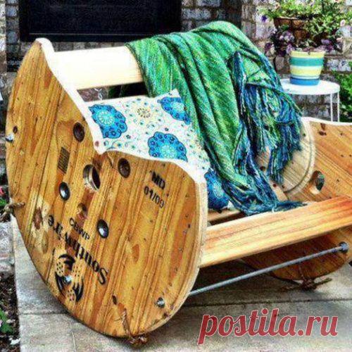 14 гениальных идей создания мебели для заднего двора из подручного материала