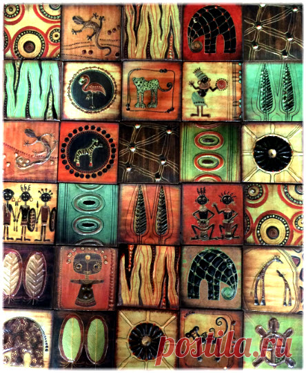 африканский декор, африканский интерьер, плитка африка, плитка художественная, плитка ручной работы