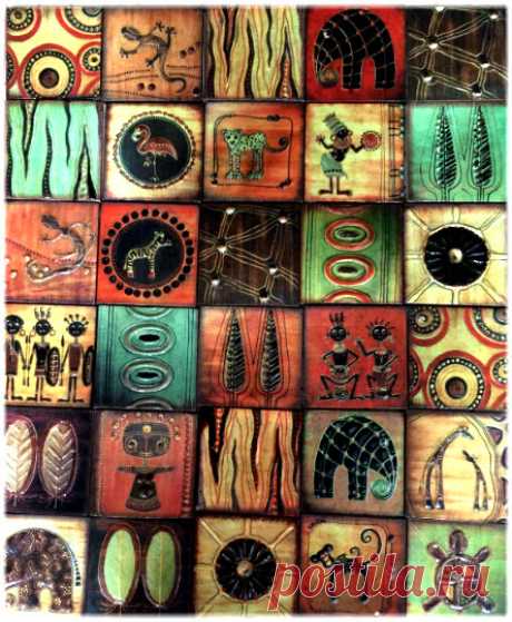 африканский декор, африканский интерьер, плитка африка, плитка художественная, плитка ручной работы