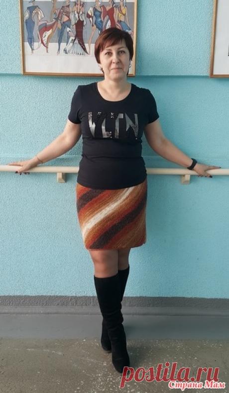 . Юбка &quot;Диагональ&quot; - Вязание - Страна Мам