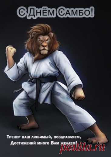Профессионализм пусть не иссякает,
Стимул пускай Вас вдохновляет,
Счастье греет, удача пусть растёт,
Счастливая карьера всегда пускай ждёт! Открытки на День самбо!