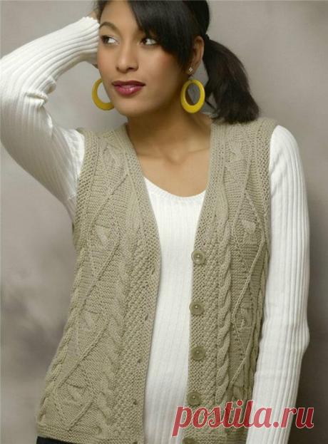 Вязание спицами-жилеты,безрукавки | Записи в рубрике Вязание спицами-жилеты,безрукавки | Обо всём, что заинтересовало...