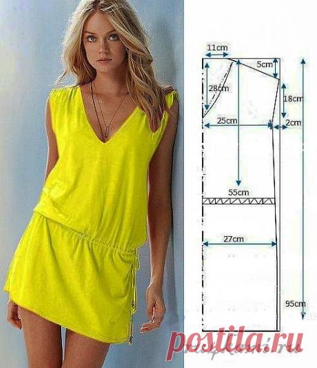 Красивое летнее платье &amp;raquo; Сайт &quot;Ручками&quot; - делаем вещи своими руками