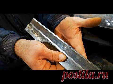 Проще простого, выставляем ножи на станке (фуганок, рубанок)!