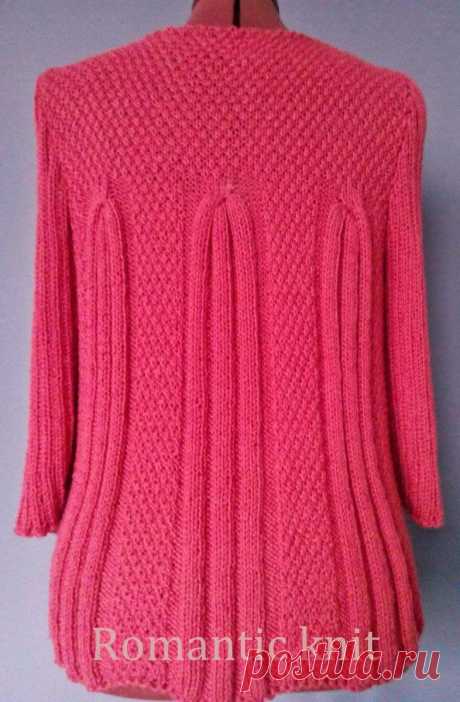 Romantic knit: Жакет в А - силует