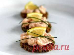 Бутербродный мусс из копченой форели