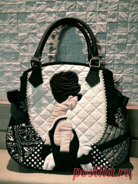 (1) Аппликация сумка - по quiltmari ~ | Bolsos