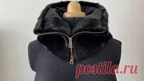 Пошив с нуля. Меховой воротник - хомут - стола - манишка. | Скорняжка | Дзен