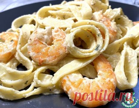 Средиземноморская кухня: макаронные гнезда с морепродуктами