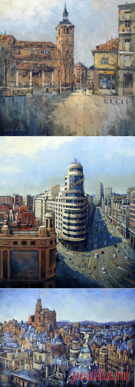 Городские пейзажи от художника Behshad Arjomand