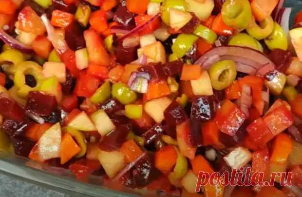 Новый рецепт салата со свеклой - Вкусные рецепты - медиаплатформа МирТесен
