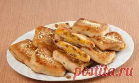 Блины с начинкой из тыквы, яблок и изюма. Рецепт