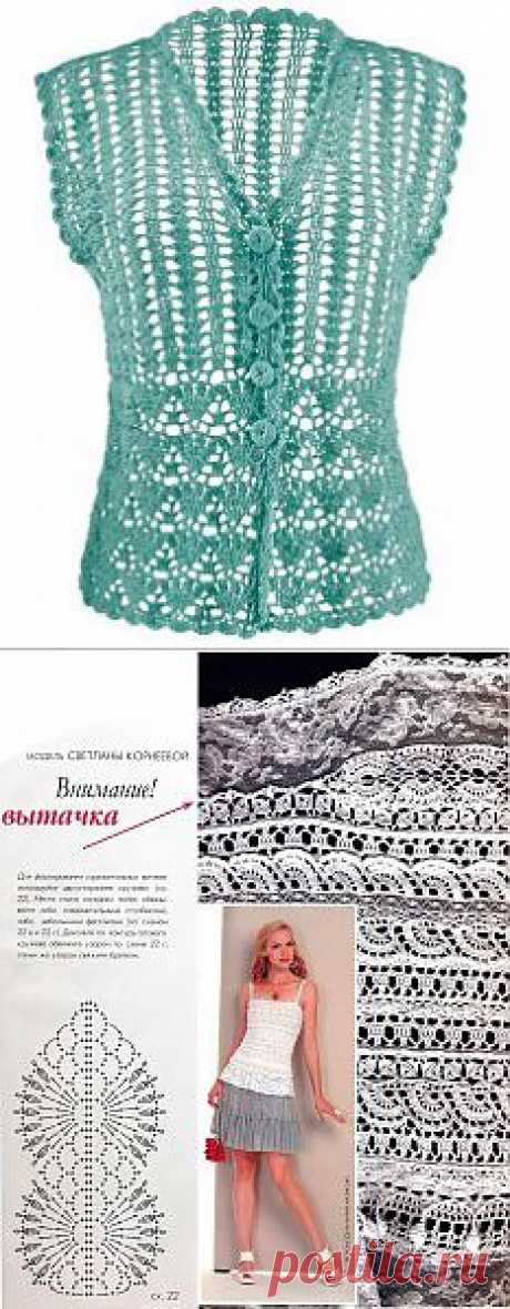Вязаные топы крючком. Схемы. | SexyCrochet.COM