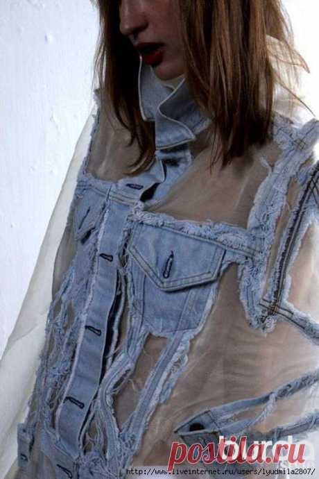 Denim без правил. Переделка джинсовой куртки