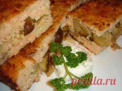 Рыбник русский с грибами