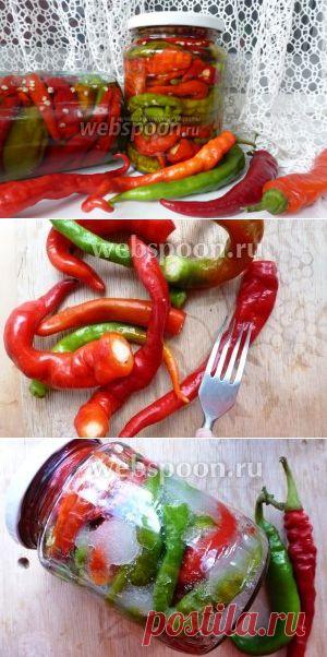 Маринованный острый перец на зиму