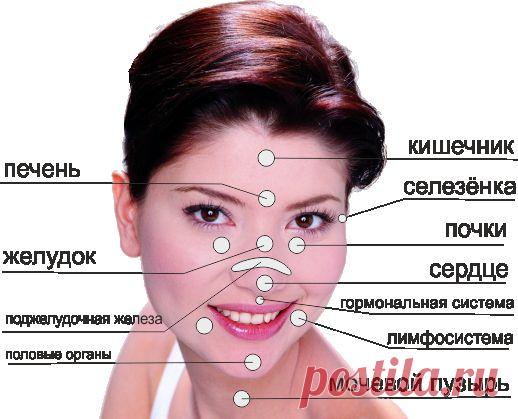 Диагностика по лицу. Признаки заболевания печени