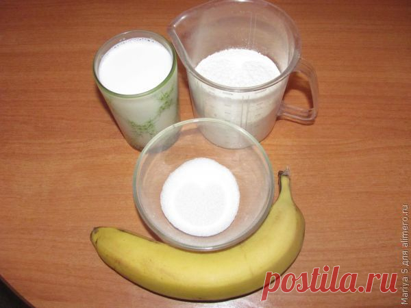 Банановые панкейки без масла