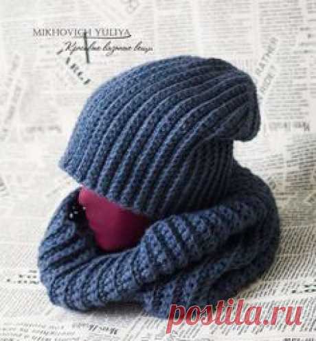 Knit & Crochet КРАСИВЫЕ ВЯЗАНЫЕ ВЕЩИ: Шапка бинни. Схема вязания крючком, мастер-класс.