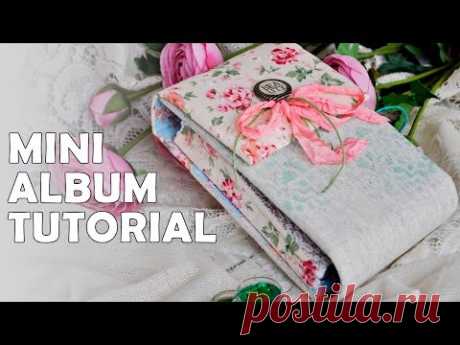 Soft Cover Mini Album Tutorial - Мини-альбом в мягкой обложке - мастер-класс