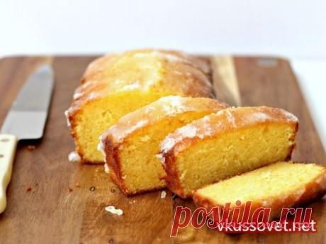 Кекс лимонный со сметаной
