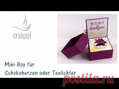 Mini-Box als Geschenkverpackung für viele Anlässe mit Stampin' Up!