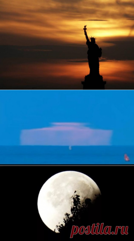 Жители США напуганы: страшное предзнаменование – прямоугольная Луна взошла в американском штате