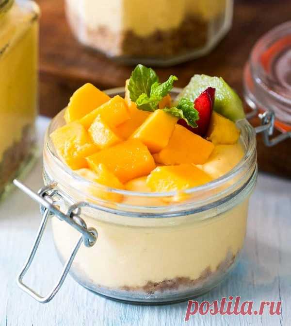 Сливочный мусс из манго, рецепт приготовления