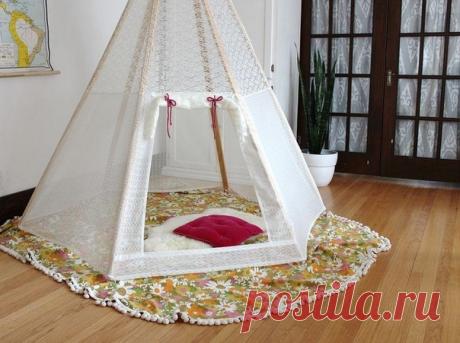 Вигвам для детей своими руками