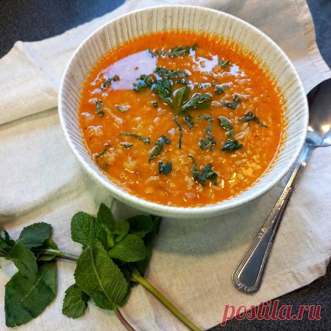 Эзогелин чорбасы - турецкий суп из чечевицы