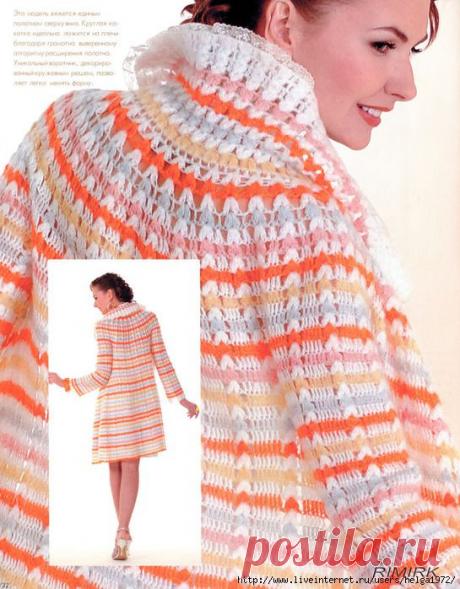 Пальто, кардиганы крючком для женщин | Записи в рубрике Пальто, кардиганы крючком для женщин | Дневник sveta0204