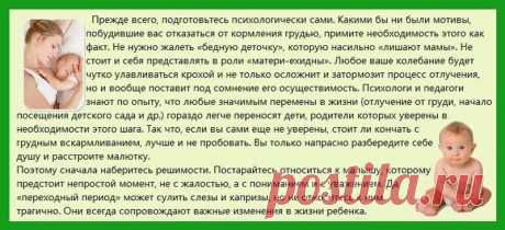 Отлучение ребенка от грудного вскармливания в 1 год
#ОтлучениеРебенкаОтГруди