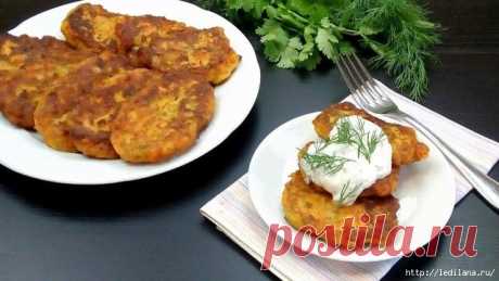 Картофельно - морковные котлеты