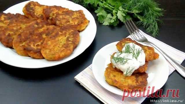 Картофельно - морковные котлеты