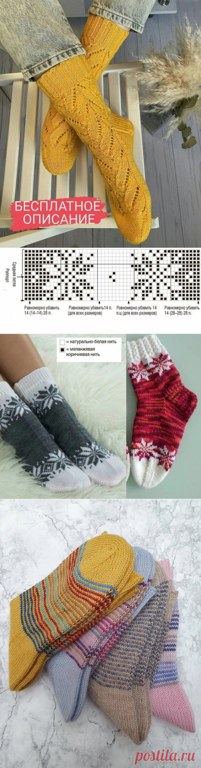 👆Вяжем носки правильно. 🔥Большая коллекция вязаных носков со схемами | Вязание от Елены Ерминой | Дзен